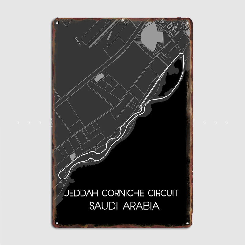 Jeddah Corniche Circuit Poster - Home Decor Jeddah ulasan dan harga