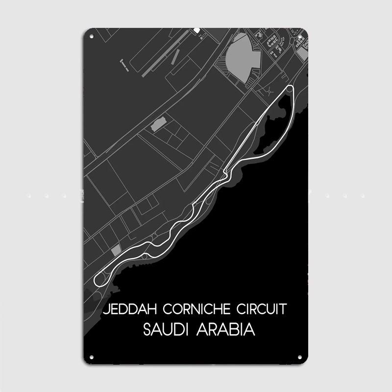 Jeddah Corniche Circuit Poster - Home Decor Jeddah ulasan dan harga