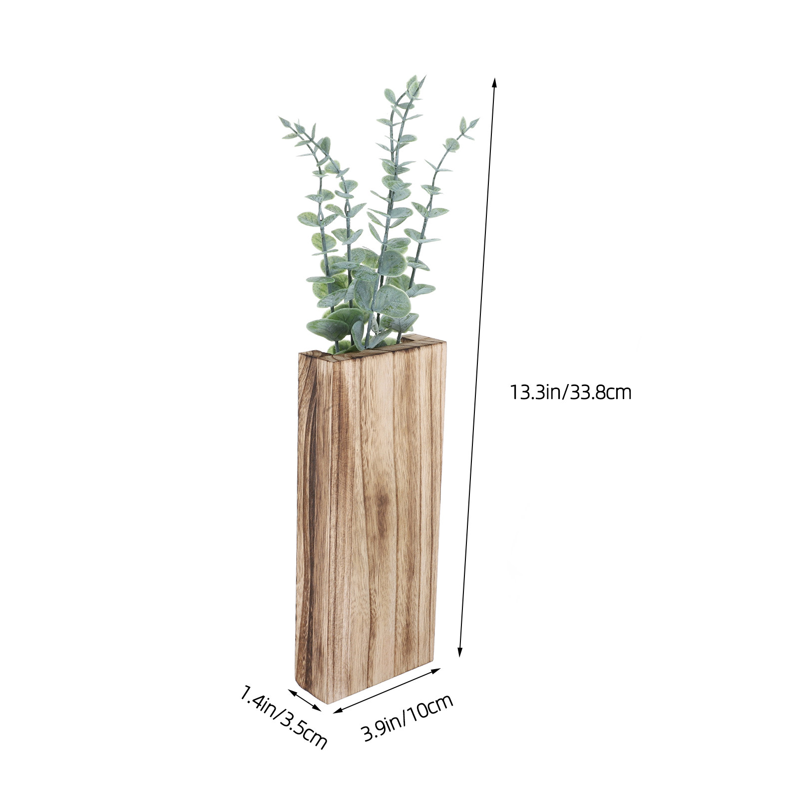 Wood Wall Planter Vase Artific - Artificial Hanging Plants ulasan dan harga