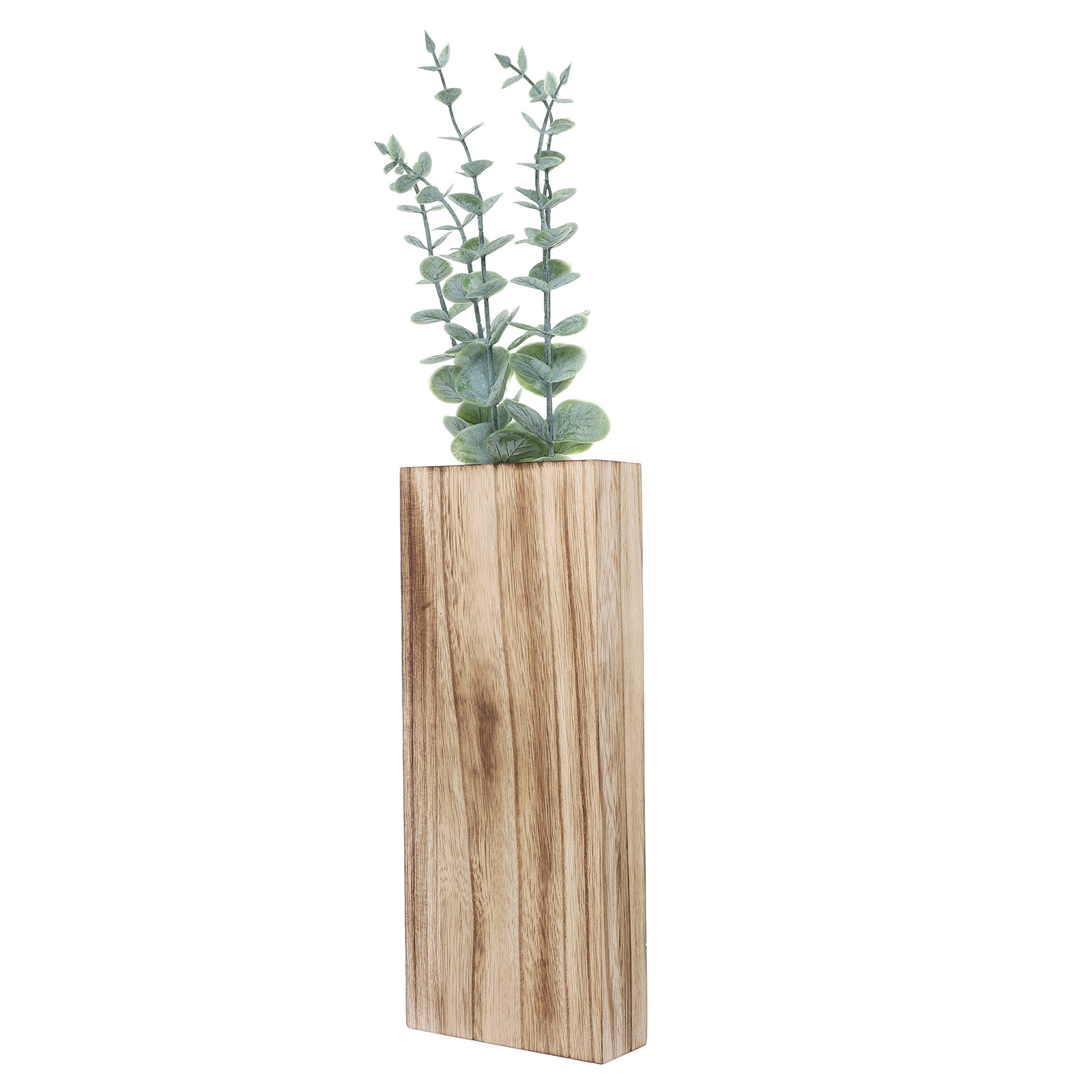 Wood Wall Planter Vase Artific - Artificial Hanging Plants ulasan dan harga