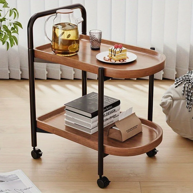 Nordic Style Rolling Side Tabl - Home Decor Minimal ulasan dan harga