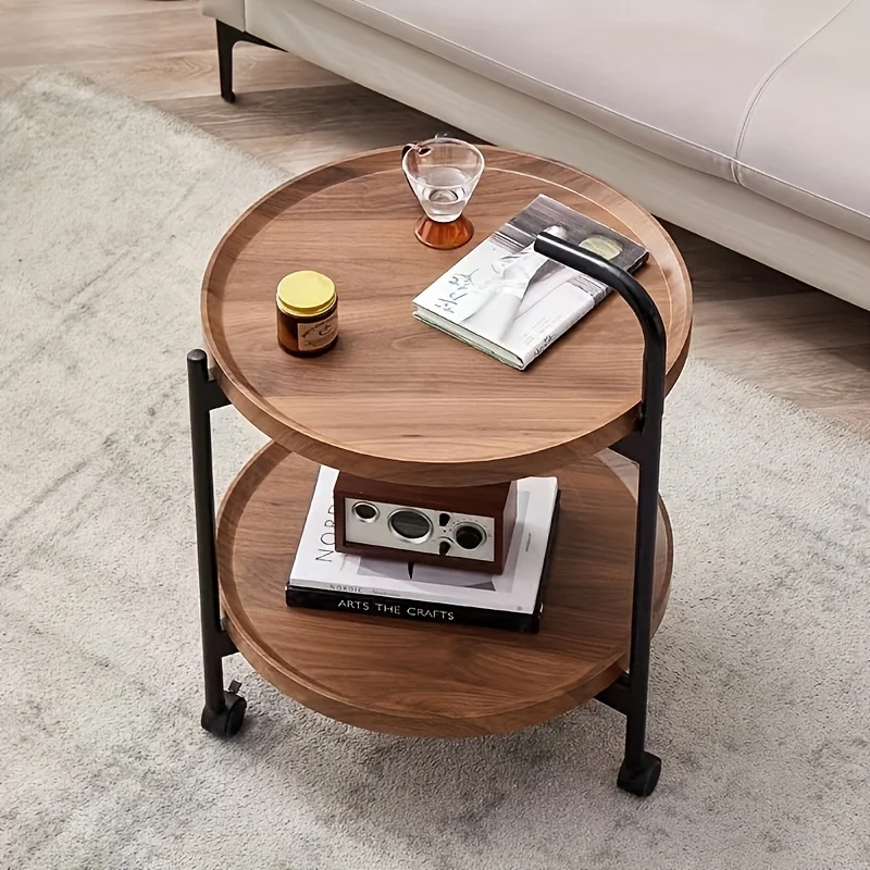 Nordic Style Rolling Side Tabl - Home Decor Minimal ulasan dan harga