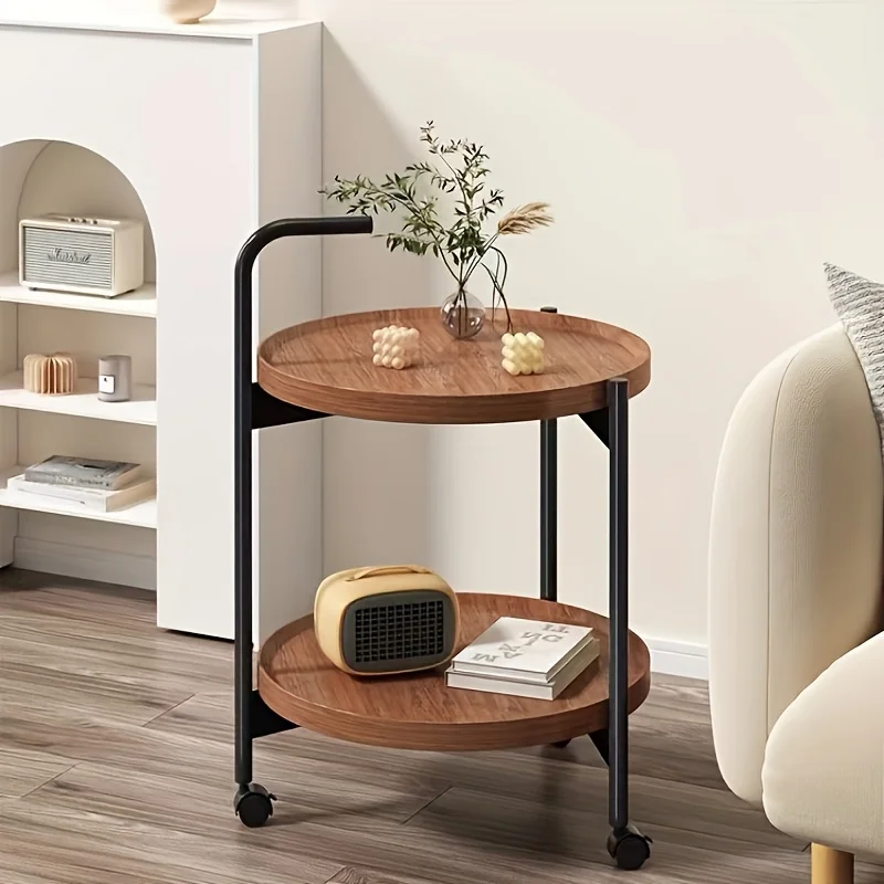 Nordic Style Rolling Side Tabl - Home Decor Minimal ulasan dan harga