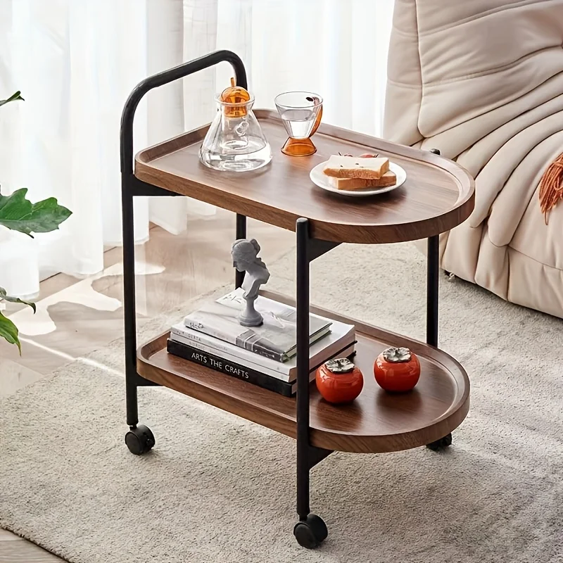 Nordic Style Rolling Side Tabl - Home Decor Minimal ulasan dan harga